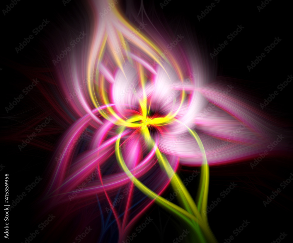 Digital Illustration Soft Abstract Background