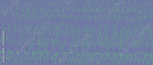 Banner sfondo ornato azzurro viola astratto 