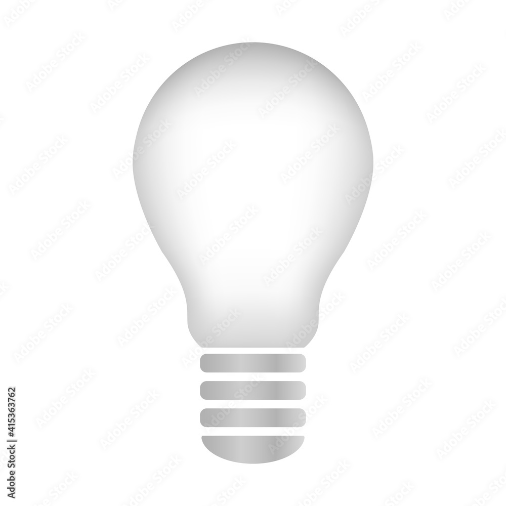 Light bulb vector icon. Realistic electric lamp icon. The symbol of idea, thinking, creativity. Icon for graphic design, interface. EPS. Light bulb vector icon. Realistic electric lamp icon. The symbol of idea, thinking, creativity. Icon for graphic design, interface. EPS.
