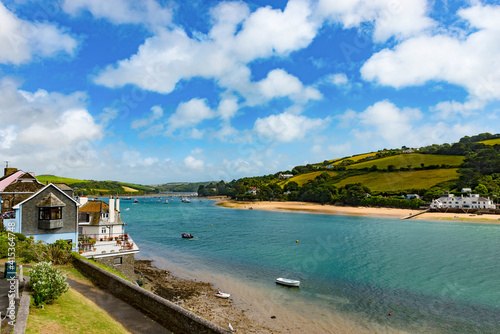 Salcombe Estuary looking North  South Devon  England