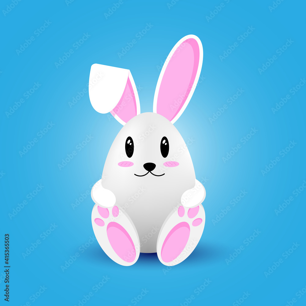 easter bunny for cards and holiday posters easter bunny for cards and holiday posters