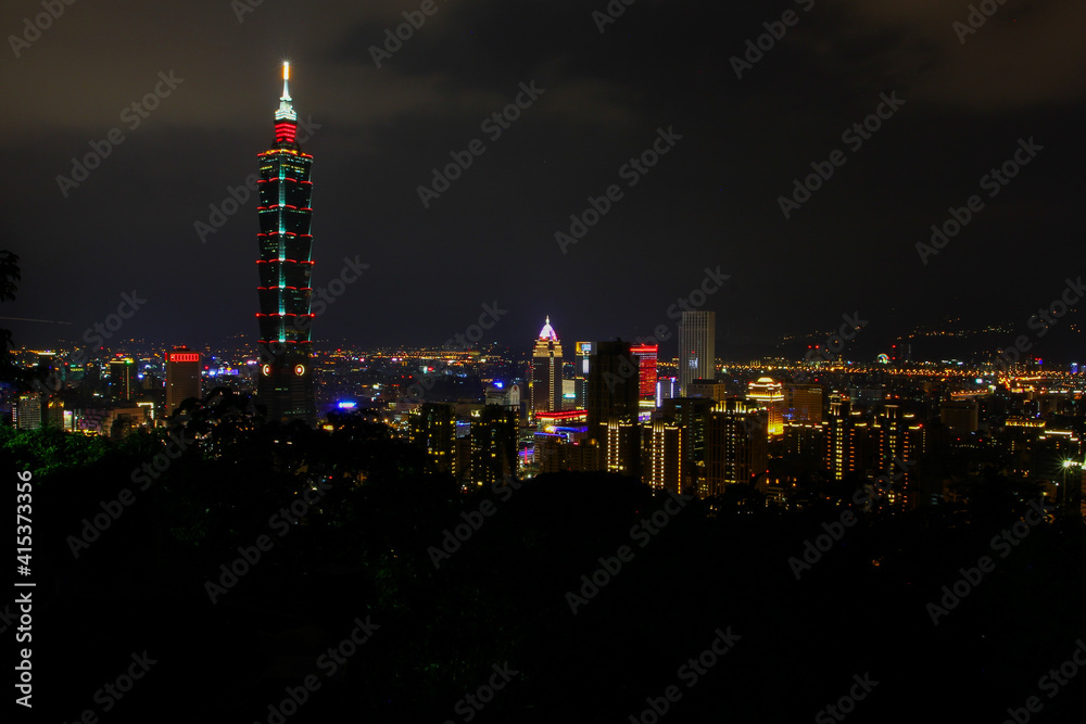 TAIPEI101 at night view