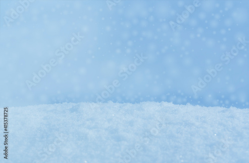 Snow background, snow-crust, close-up, a simple screen saver for Wallpapers. © Nikolay Beletskiy