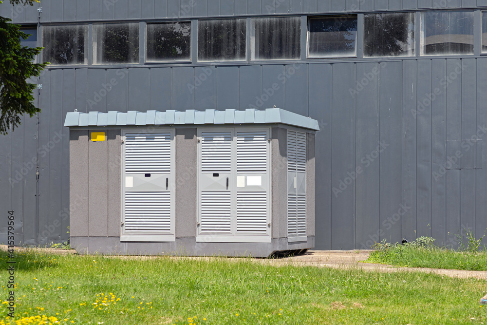 Fototapeta premium Transformer Substation Building