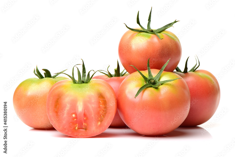 fresh tomato isolated on white background fresh tomato isolated on white background