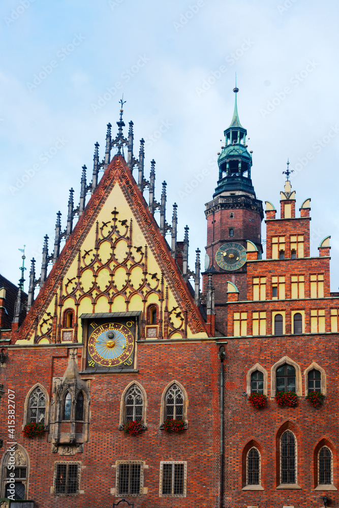 Obraz premium town hall of Wroclaw, Poland