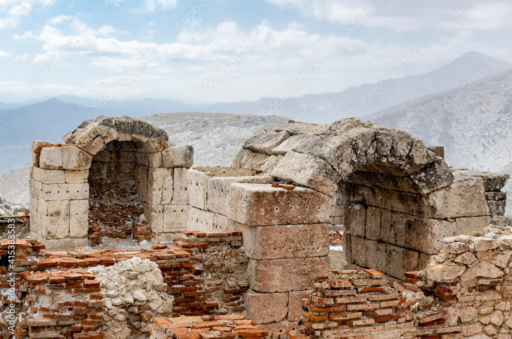 Welcome to Sagalassos. Isparta, Turkey.To visit the sprawling ruins of Sagalassos, high amid the jagged peaks of Akdag, is to approach myth: the ancient ruined city set in stark

