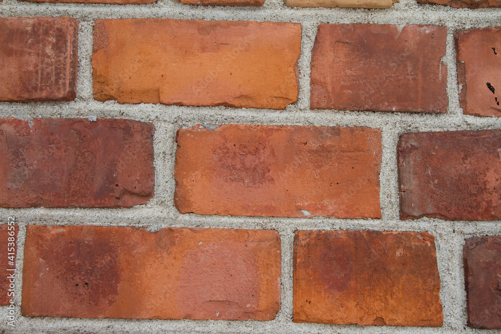 Obraz premium Brick wall in close up