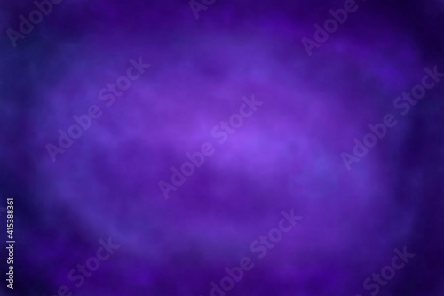 Abstract violet or purple universe with cloudy sky 3d texture graphic background. Blurred photo of space phenomenon background. 