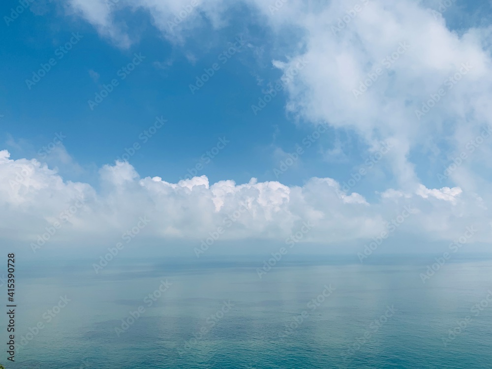 blue sky and clouds