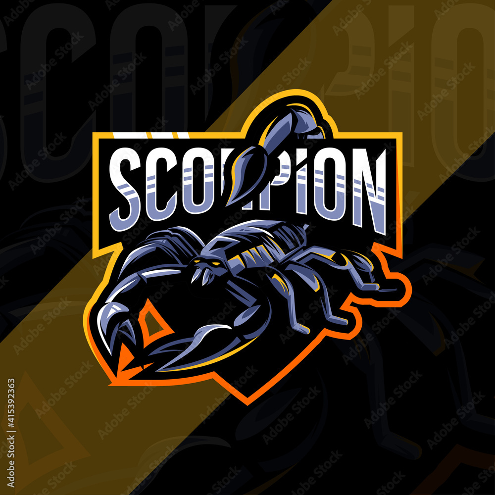 Scorpion mascot logo esport design Stock Vector | Adobe Stock