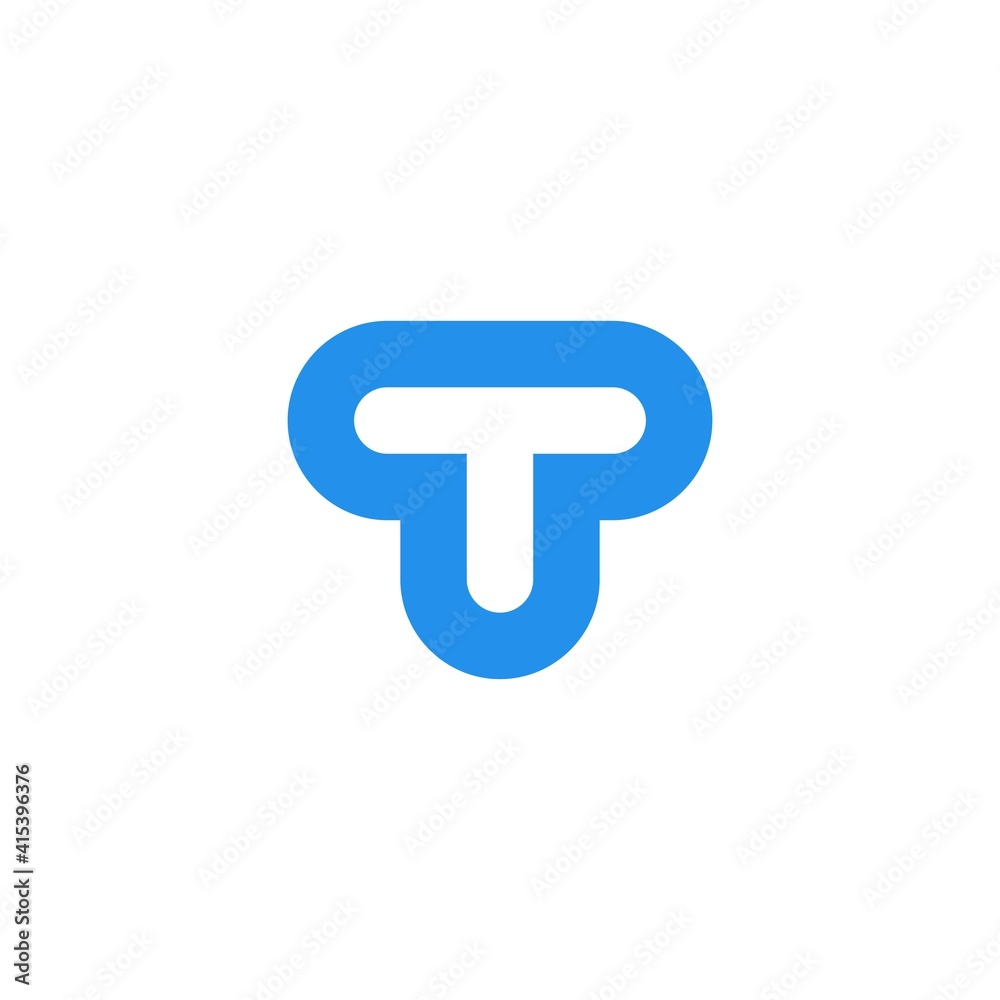 Simple TT letter logo design concept vector Simple TT letter logo design concept vector