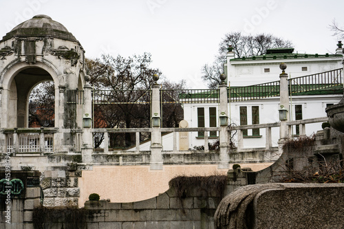 Photography Wiener Stadtpark with underground station by Otto Wagner