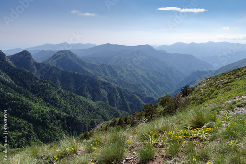 Ligurian Alps mountains  Sentiero degli Alpini  northwestern Italy