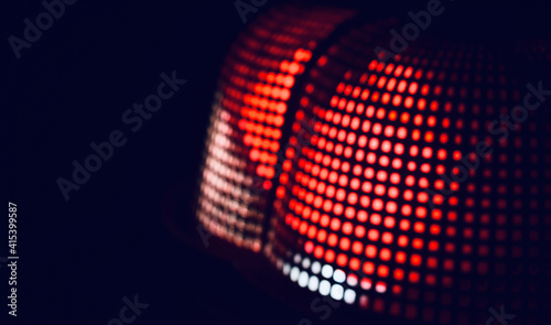 reddish illuminated lights background