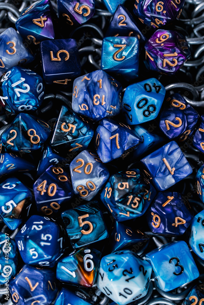 Dice for board role-playing games