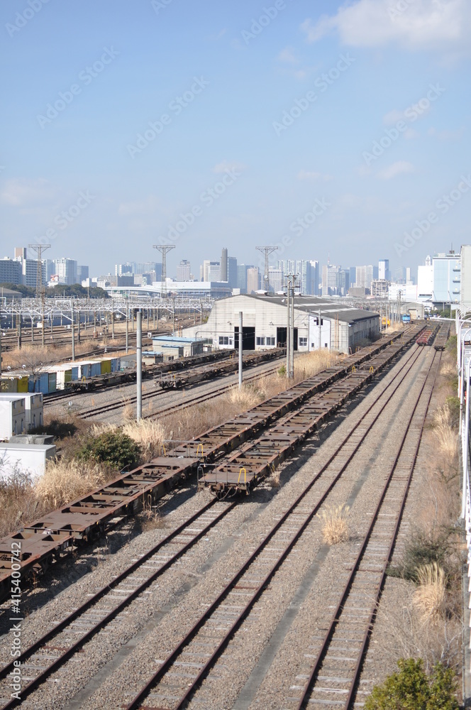 Fototapeta premium 東京貨物ターミナル駅