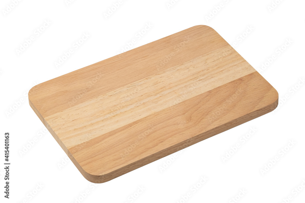 Close up chopping board isolated on white background with Clipping Path Close up chopping board isolated on white background with Clipping Path