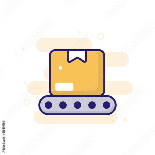 Ampere Meter vector filled outline icon style illustration. EPS 10 file