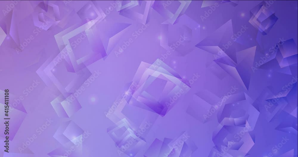 4K looping light purple animation in square style. High-quality clip in simple style with squares. Slideshow for web sites. 4096 x 2160, 30 fps.