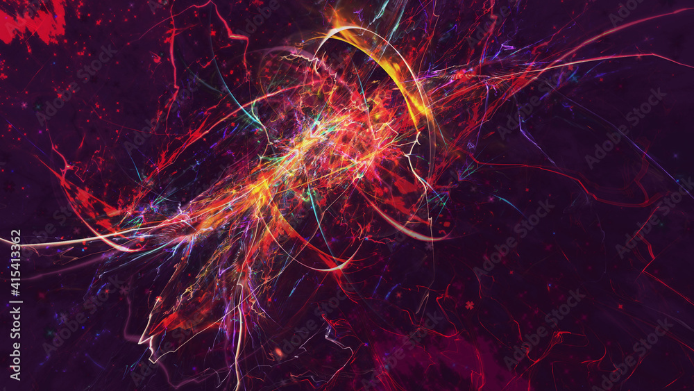 Obraz premium Abstract Fractal Background