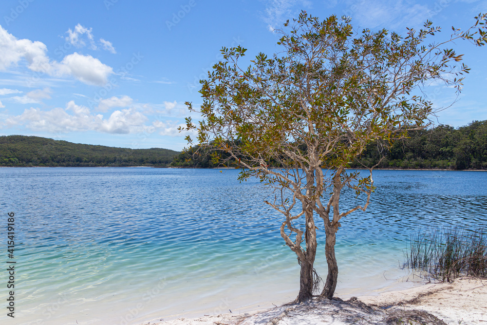 Lake McKenzie on Fraser Island in Queensland, Australia Lake McKenzie on Fraser Island in Queensland, Australia