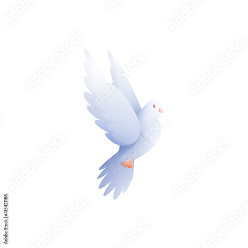 Flat Peace Pigeon Composition