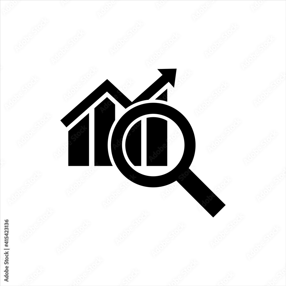 Simple diagram and graphs icon, logo isolated on white background Simple diagram and graphs icon, logo isolated on white background