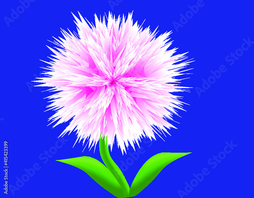 blue flower vector