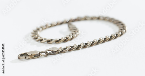 old silver chain