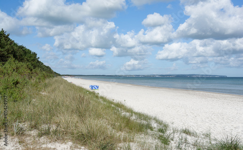 Strand von Prora Insel R  gen Ostsee MVP Deutschland