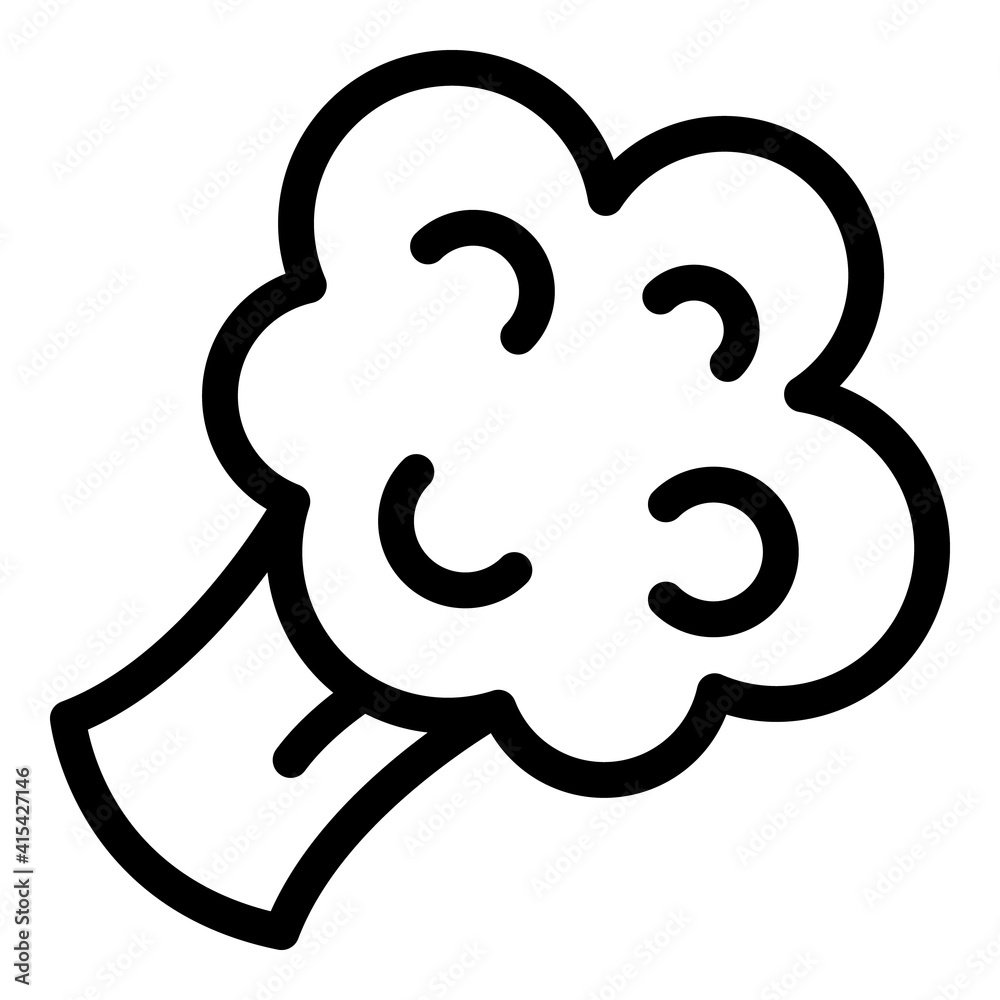 Fresh broccoli icon. Outline fresh broccoli vector icon for web design isolated on white background Fresh broccoli icon. Outline fresh broccoli vector icon for web design isolated on white background