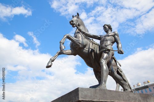 Horse Tamers monument in Saint Petersburg