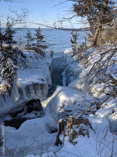 Wintertime on Kelleys Island photo