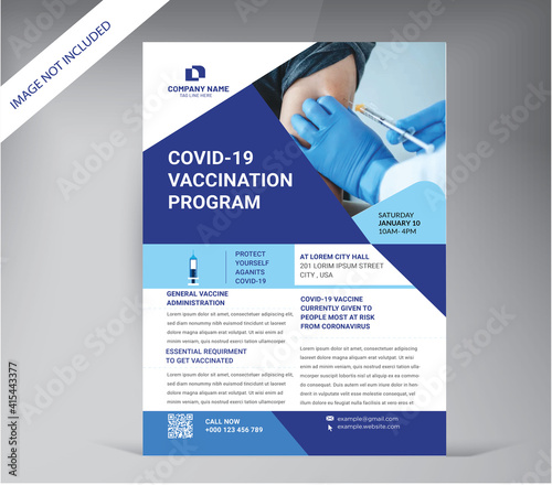 Covid-19 Vaccination Flyer Design