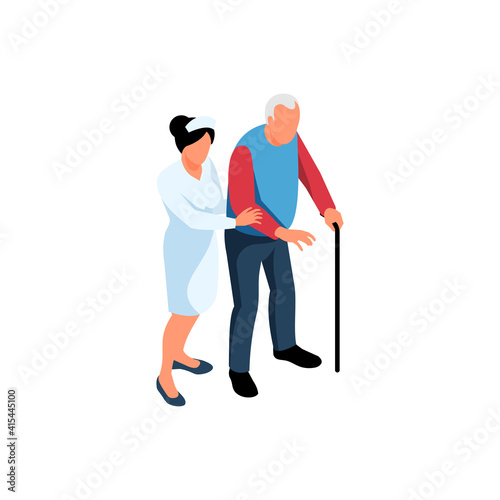 Walking Help Nursing Composition