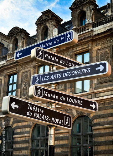 Photography City street sign - Paris, France