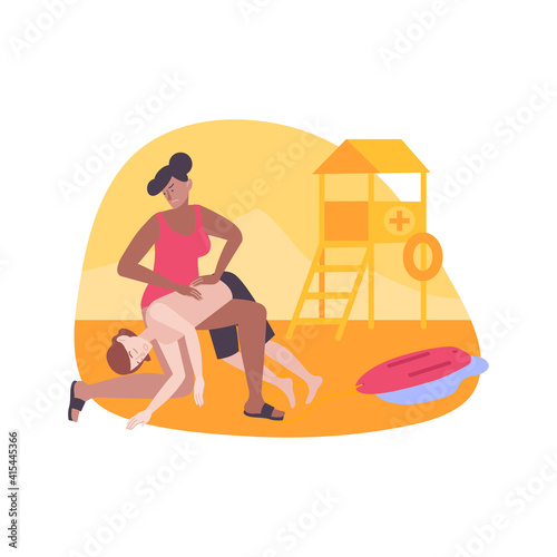 Beach Choke Aid Composition
