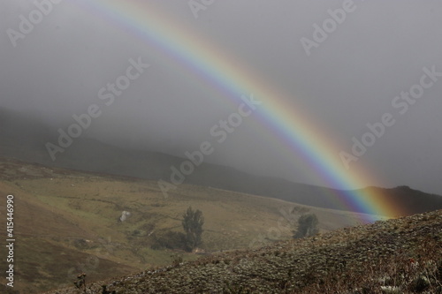 rainbow in the mountains, arcoirirs photo