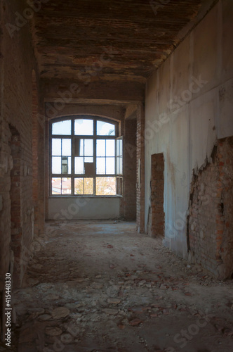 Abandoned Satanic palace in Warsaw