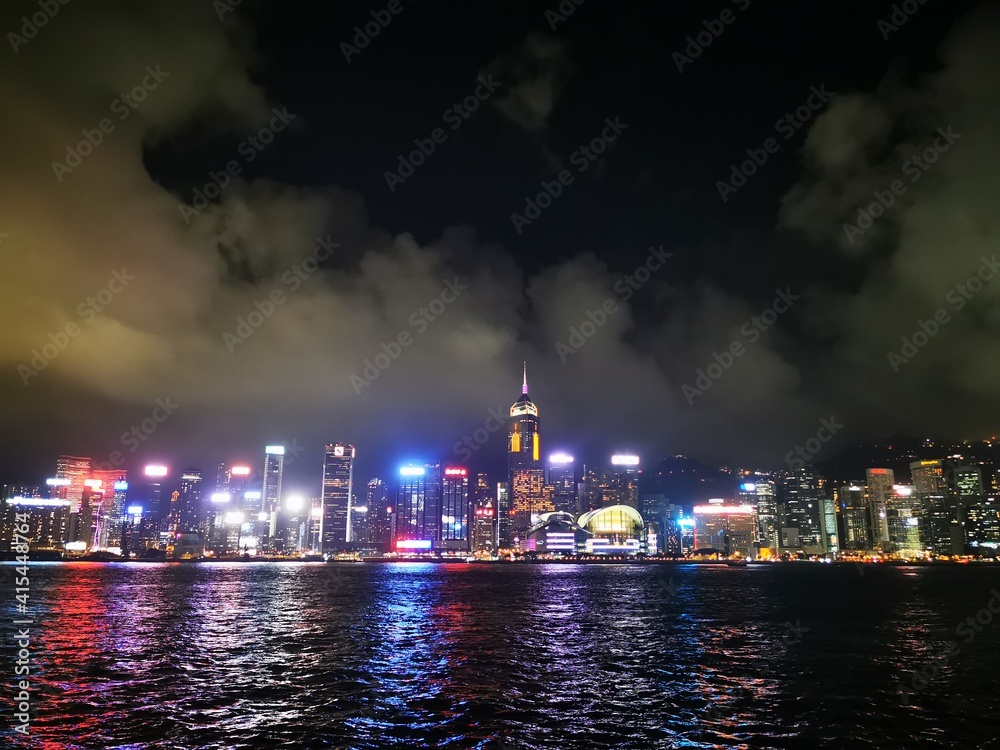 Naklejka premium Hong Kong