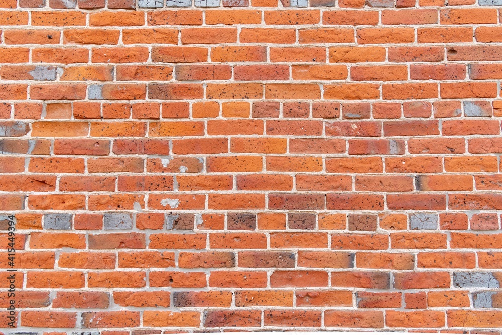Naklejka premium red brick wall background