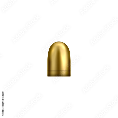 Small Bullet Realistic Composition