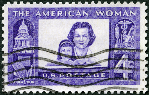 USA - 1960: shows Mother and Daughter, American Woman Issue, 1960 photo