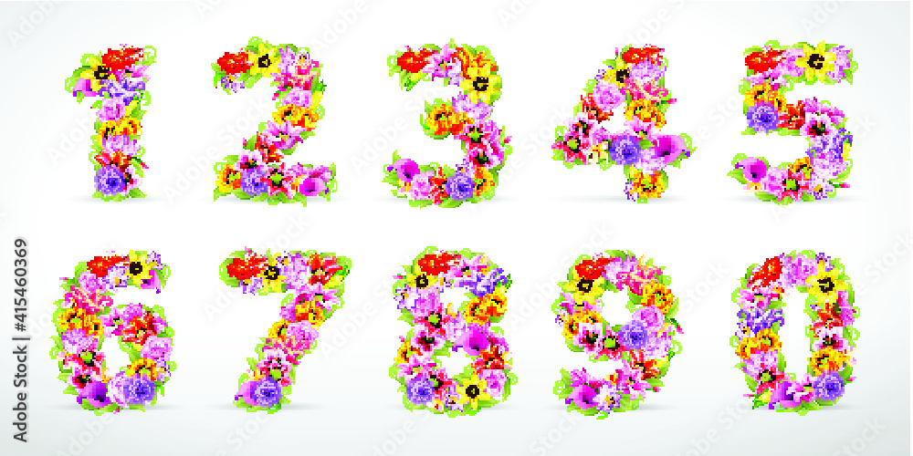 set of colorful numbers