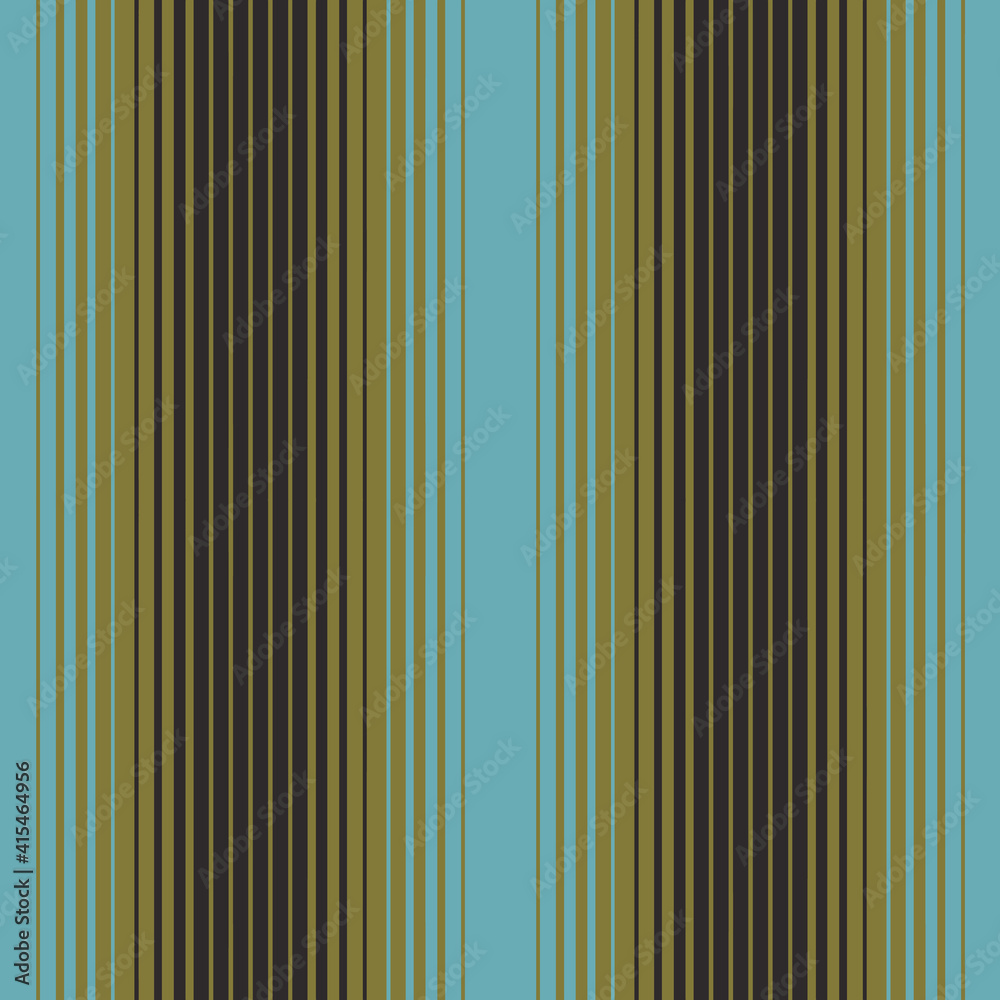 ombre vertical stripe in turquoise olive black