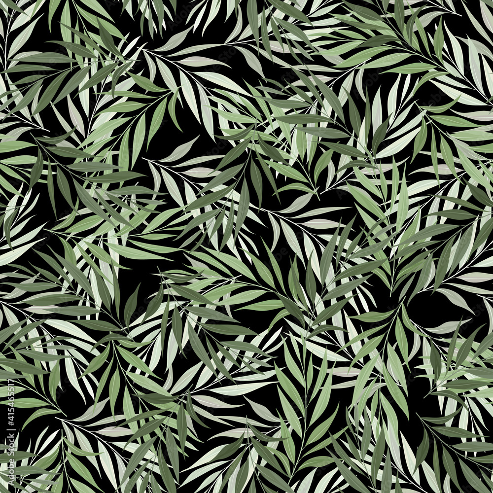 Beautiful seamless pattern leaves Premium Vector Beautiful seamless pattern leaves Premium Vector