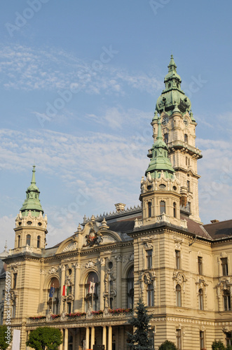 Town Hall In Central Györ Hungary