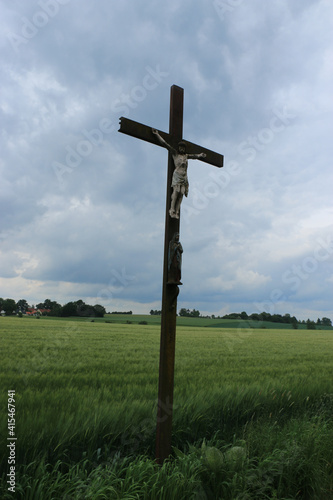 Obraz na płótnie Crucifix In Bavaria w salonie