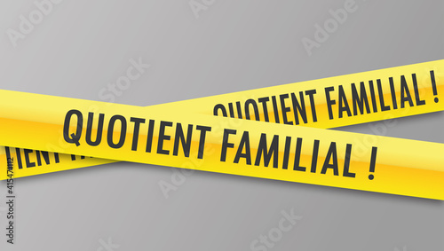 Logo quotient familial.